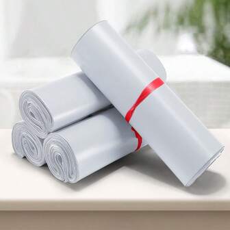 50个纯色运输袋，简约多功能包装袋，适用于学校、办公室、运输和邮寄，返校季必备，超大加厚快递袋，防水邮寄袋，自粘包装袋，可密封包装袋，物流存储袋，服装运输信封