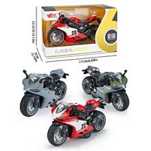 Ducati Motorcycle Die-Cast Replica 1:12 - Sound & Light Collection Toy, Ideal Gift For 3+ Kids On Christmas/Birthday (3 Colors, 1pc)