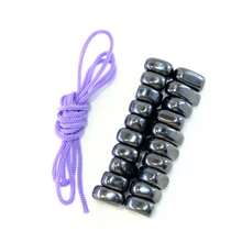 20PCS Juego de Piedras Magnéticas para Refrigerador de Cuerda de Color Combinado Pared de Fotos Imán Irregular Negro Imán de Lodestone Multi Funcional 3HNE - DB20SPL - Ver 1