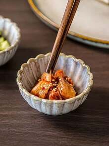 2 Stücke/4 Stücke Dipschälchen, Vintage japanischer Stil Keramik Gewürzplatten, hochwertige Geschirr Vorspeisen Teller für Sojasauce, Essig, Salatdressing, Ketchup, Essiggurken - Verschiedenfarbig - Übersicht 10