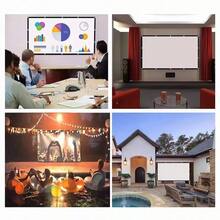 Extended Projection Screen, 60, 72, 84, 100, 120, 150 Inches, Easy To Install, Washable, Ironable, Reusable, Foldable Screen