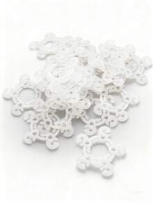 多功能气球簇支架配件 - 采用柔韧耐用的可重复使用塑料制成，设计用于安全地将气球颈部插入指定槽口，从而实现干净利落的气球簇。 - 彩色 - 查看 3