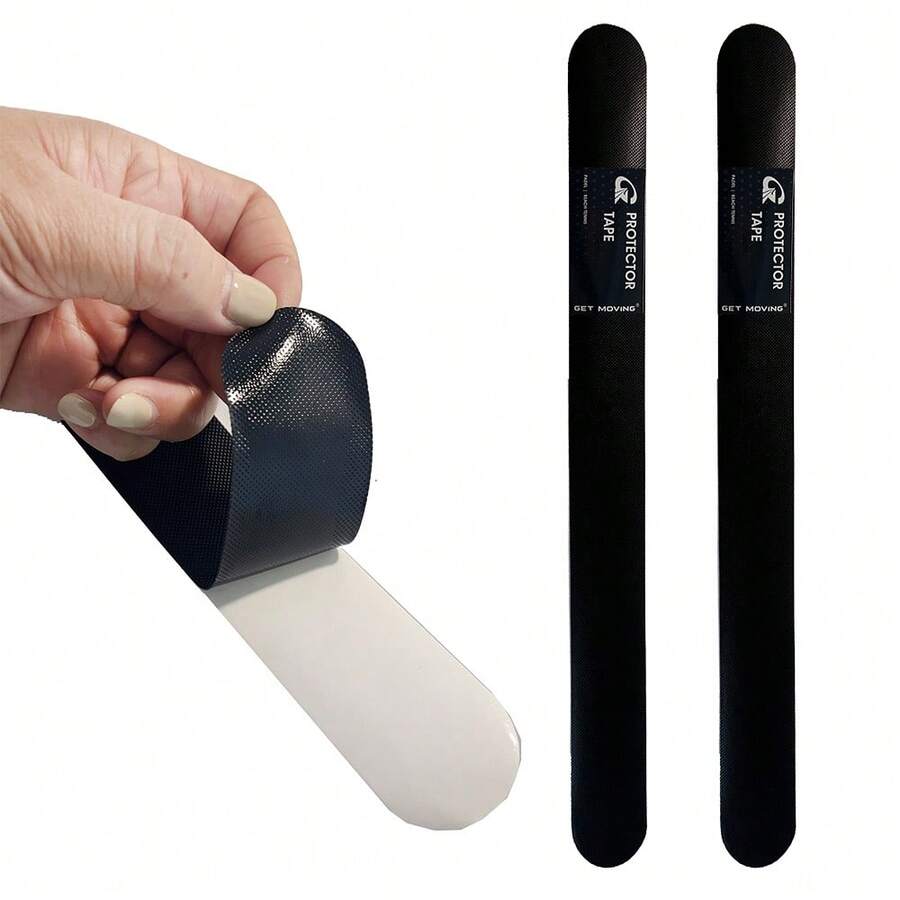 Cinta protectora negra para el marco de la raqueta de pádel Get Moving Lozenge, protección para la cabeza - Negro - Ver 1