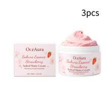 去角质磨砂膏，樱花去角质磨砂膏，草莓去角质磨砂膏，温和清洁肌肤，去角质保湿，清爽磨砂膏，蕴含樱花提取物和草莓果提取物 - 淺粉色 - 查看 8