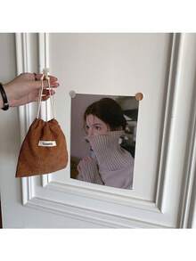 Mini Drawstring Makeup Bag, Portable Makeup Bag, Data Cable Storage Bag, Travel Cosmetics Storage Bag, Women'S Lipstick Storage Drawstring Bag, Party Gift, Wedding Candy Bag, Makeup Bag, Makeup Tool, Makeup Brush Storage Bag, Travel Storage Bag, Toilet Organizer And Coin Wallet, Travel Essentials, Travel Accessories - Multicolor - View 17