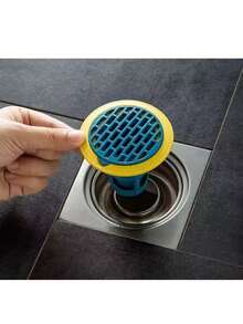 1pc Drain Deodorizer, Sewer Odor Eliminator, Kitchen Cockroach Blocker, Toilet Bathroom Odor Remover, Adjustable Size Drain Stopper - Multicolor - View 8