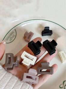 15/20/30个装时尚迷你发夹，多功能刘海夹，小巧简约发爪夹，复古风发夹，发卡，发爪夹，学生用品，秋冬季学院风发饰，适合女性度假穿搭 - 彩色 - 查看 5