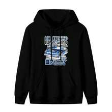 Plus Size Men's,Los Angeles New Adventures 2 Straight Towards The Coats Tba Racing ,(1 Pcs )100% Cotton Casual Printed Hoodie,Crew Neck Short Sleeve,220g Cotton Hoodie,For Going Out,Gift,Summer,Unis - 款式5 - 查看 1