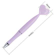 1/6/12pcs Heart-Shaped Ballpoint Pens, Gel Ink Pens, Stationery, Gifts For Valentine's Day, Christmas, New Year Carnival Party Prizes - Multicolor - View 2