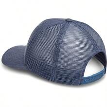 Circle C Hook Trucker para Hombre, Azul Marino, Jaspeado, Talla nica, Azul Marino Heather, One Size - inicial - Ver 2