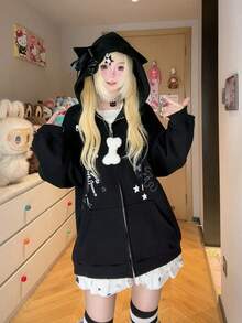 Women Sweatshirts & Hoodies - Black - View 1