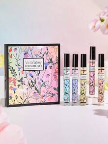 5pcs 10mlVictoria Key Fragrance Room Spray, Gardenia, Jasmine, Freesia, Lavender, Remove Wardrobe Odor, Essential For Traveling, Small Packaging, Convenient To Carry, Multi-Layered Air Freshener For Household Items, Christmas Gift, Birthday Gift, Friends' Gift Spring Festival Gifts - Multicolor - View 9