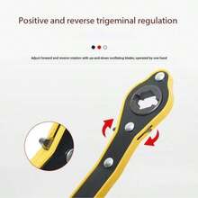 4-In-1 Ratchet Lug Wrench & Scissor Jack Set, Multifunctional Tire Changing Tool Kit For Cars, SUVs And Sedans, Lightweight Roadside Assistance - Multicolor - View 8