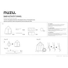 Nuzu Casa de campaña para niños con Tunel | Fomenta Creatividad e imaginación | Juguetes para niño fácil de armar | Resistente para Interior y Exterior | diseño de Estrellas para bebés y niños(default) - Multicolor - Ver 7