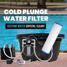 Cold Plunge Water Filter Replacements 2.5 Inch X 10 Inch 50 Micron Sediment Filter Set Of 4 Filter Cartridges - As Pic - View 2