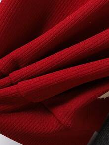 2件套女婴可爱休闲长袖卫衣+打底裤套装，秋冬季 - 紅色 - 查看 9