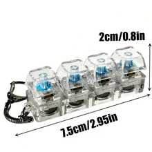 1 Đồ chơi giảm căng thẳng nhiều màu trong suốt, Đồ chơi giảm căng thẳng bằng bàn phím, Móc khóa giảm căng thẳng bằng bàn phím, Trò chơi giảm căng thẳng, Đồ chơi móc khóa bàn phím, Quà tặng hoàn hảo cho ngày lễ, Quà tặng tiệc tùng, Quà tặng sinh nhật, Đồ dùng tiệc tùng trong bộ sưu tập sở thích, Móc khóa, Đồ trang trí để bàn, Mặt dây chuyền điện thoại - Nhiều màu - Xem 12