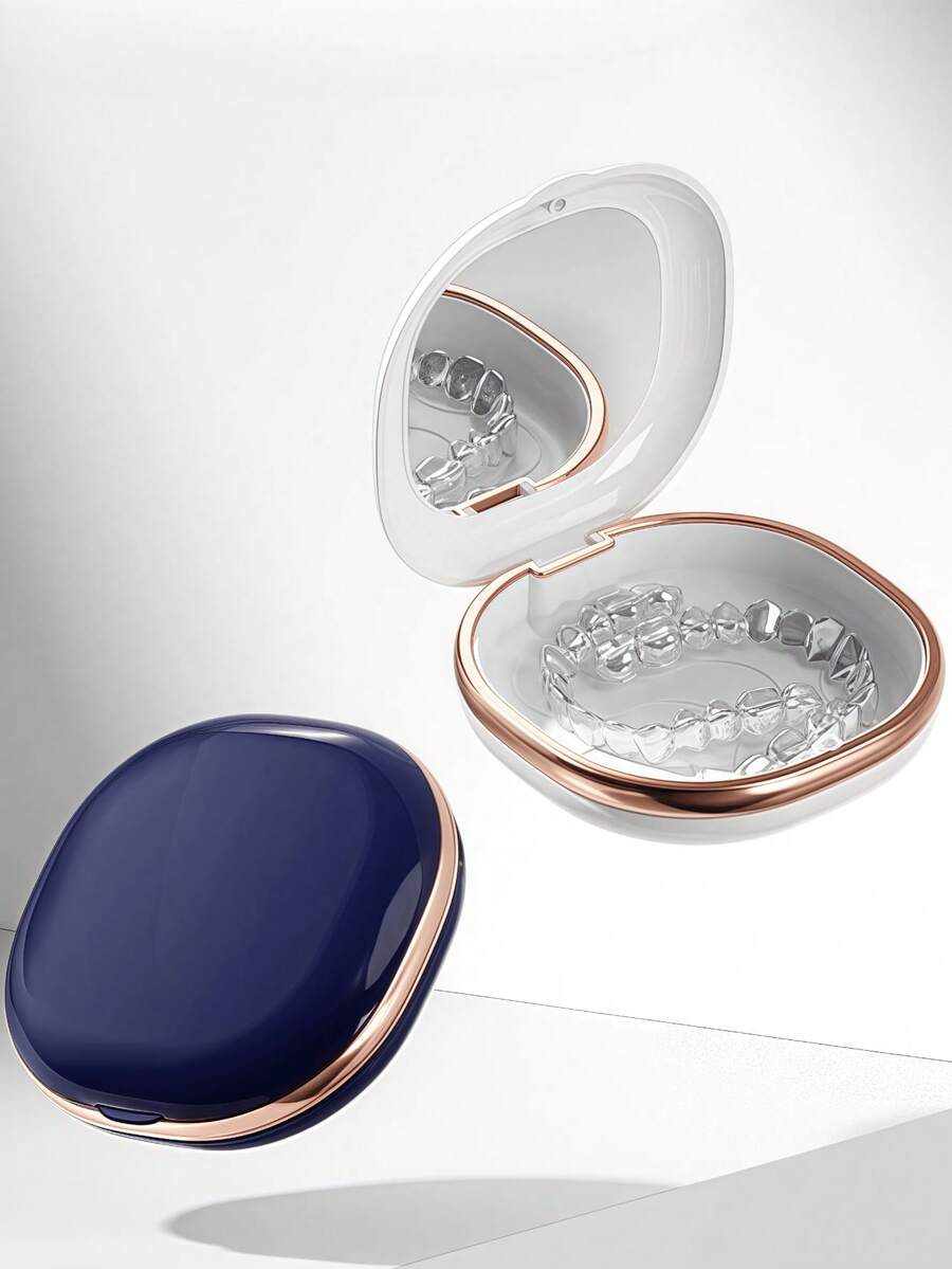 Estojo portátil para aparelho ortodôntico, caixa organizadora para aparelho ortodôntico invisível para adultos, suporte para aparelho ortodôntico - Multicolorido - Ver 1