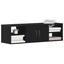 Étagère murale vidaXL Chêne noir 140 x 41 x 75 cm Matériau à base de bois - Multicolore - Voir 3