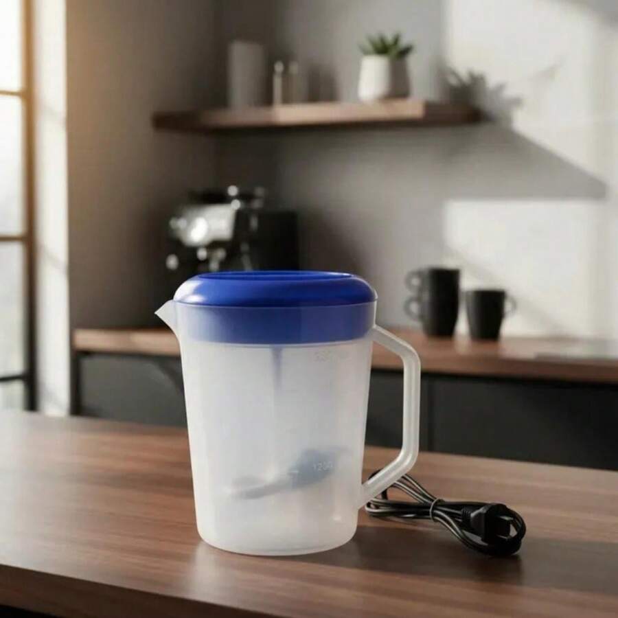 1 Pieza Tetera Electrica Jarra Hervidor De Agua Jarra De Plastico Con Resistencia Jarra Con Capacitad De 1 Litro - Multicolor - Ver 1