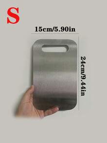 1/3件套钛金304不锈钢砧板 - 抗菌厨房切菜板，适用于肉类、水果和蔬菜，防滑易清洁，2025年圣诞礼物 - 銀色 - 查看 14