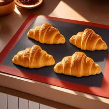 1pc/2pcs Baking Mat - Non-Stick Kitchen Rolling Pin And Pastry Pad, Suitable For Making Cook, Pie Crusts, Tarts - Heat Resistant, Easy To Clean, Surface Compatible With Oven, Fridge, Dishwasher - For Home & Professional Bakers - Durable Multi-Purpose Bakery - Multicolor - View 4