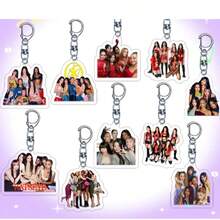 KATSEYE Keychain, Kpop Fans Merch Goods, 2D Acrylic Keychain, Concert Fangoods, Halloween & Christmas Gifts, Small Gifts, Collectibles - Multicolor - View 2