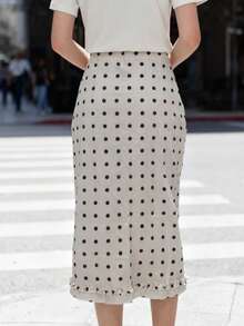 Women Skirts - Light Yellow - View 6