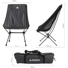 Hiprimo Silla Plegable Ultraligera de Aluminio para Camping, Playa, Senderismo, Jardín y Viajes – Compacta, Resistente e para Exteriores – Incluye Bolsa de Transporte ()(Modelo M) - Multicolor - Ver 4