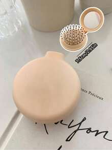 1pc/2pcs/3pcs Women Macaron Air Cushion Anti-Static Hair Brush, Solid Color Portable With Mirror Massage Comb, Hair Brush, Hair Styling Tool, Hair Styling Tool Set - Multicolor - View 6