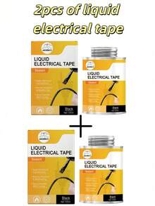 1 Roll Liquid Insulation Tape, Waterproof, Can Replace Heat-Shrink Insulation Tape And Liquid Insulation Flame Retardant Tape - Multicolor - View 9