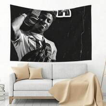 1pc Young Boy Never Broke Again Hip Hop Artist Tapestry Background Cloth Wall Hanging Curtain Wall Decor For Bathroom With Free Installation Kit Gifts Birthday Graduation Room Decor Tapestry For Room Wall Tapestry Flag Home Decor School Decor School Surprise Dormitory Decor Back To School Room Decoration Stuff Bedroom Decor School Supplies - Multicolor - View 2