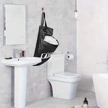 Large Capacity Travel Laundry Bag, Washable Clothes Storage Bag With Snap Design, Convenient For Hanging And Carrying, Ideal For Outdoor, Home, Gym, Pool, Yoga, Dorm, Fitness - Multicolor - View 9