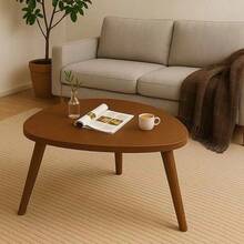 1pc Triangular Minimalist Carpet Floor Table, Suitable For Bedroom, Living Room, Bay Window, Tea Table And Other Scenes, Tatami Style