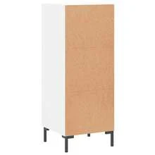 Buffet vidaXL blanc 34,5 x 34 x 90 cm, matériau à base de bois - Multicolore - Voir 8