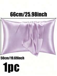 1/2 件装奢华丝滑柔软枕套 - 透气亲肤，触感凉爽，纯色信封式开口 - 可机洗，水洗丝绸枕套，单人冰丝缎面丝绸仿丝绸枕套，圣诞礼物，秘密圣诞老人礼物（女士），情人节礼物，圣诞袜填充物，个性化礼物，圣诞礼物 - 彩色 - 查看 34