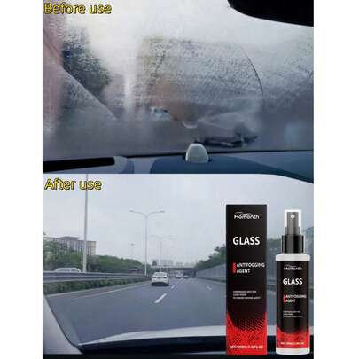 Auto Scheiben Anti-Beschlag Spray, klärt die Sicht bei Regen, schützt Fenster, entfernt Schmutz und verhindert Beschlagen