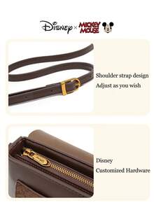 Women's New Retro Mickey Mouse High-End Small Square Bag - Luxury Niche Style Bag For Commuting, Shoulder And Crossbody - Multicolor - View 11