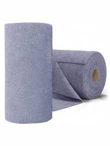 20pcs/Roll Super Soft Microfiber Dishcloth, Multi-Purpose Cleaning Rags, Double-Sided Kitchen Towels - Multicolor - View 3