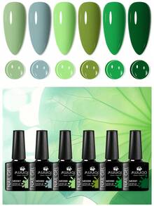 MSRUIOO 6pcs Red Coffee Brown Gel Nail Polish Set, Long Lasting, Lead Free 8ml Wine Red Nude Pink Semi Permanent Soak Off UV Gel Varnish Manicure Nail Art DIY For Nail Salon And Home Nail Supplies - Multicolor - View 12