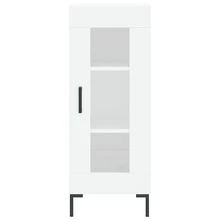 Buffet vidaXL blanc 34,5 x 34 x 90 cm, matériau à base de bois - Multicolore - Voir 5