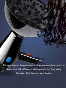 1pc Universal Foldable Hair Dryer Diffuser Attachment, Suitable For Curly, Wavy, Spiral Hair - Heat Resistant Silicone Portable Travel Hair Styling Accessory, Creates Defined Curls - Multicolor - View 4