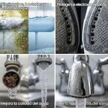 TechnoSar Sistema Dual Antisarro y Desinfectante para Tinacos Cisternas o Cualquier Depósito de Agua Suavizador de Agua Capacidad de 450 a 1200 Litros Duración 4 Meses Elimina Sarro hasta 85% - / - Ver 4