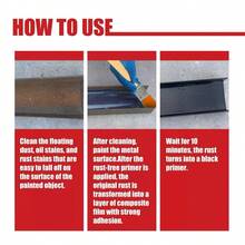 Removedor de óxido antioxidante para coche, 100g, pasta multiusos, inhibidor de óxido para chasis, convertidor, reparación, mantenimiento de superficies metálicas de hierro Removedor de óxido antioxidante para coche, 100g, pasta multiusos, inhibidor de óxido para chasis, convertidor, reparación, mantenimiento de superficies metálicas de hierro - Gris - Ver 3