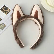 Demon Bubu Plush Headband - Cute Beast Ear Hairband With Animal Ears. Mischievous Monster Costume Accessory For Cosplay. Soft Plush Material For Themed Parties. Perfect For Photoshoots And Fantasy Events.,Valentine's Day Costume