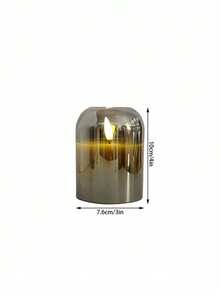 1/3pcs Flameless Candles With Remote Control, Battery Operated Candles With Timer, Flickering LED Candles, Suitable For Wedding, Home, Party, Christmas, D3 H4, 5" And 6", Grey - Grey - View 7
