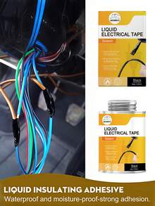 1 Roll Liquid Insulation Tape, Waterproof, Can Replace Heat-Shrink Insulation Tape And Liquid Insulation Flame Retardant Tape - Multicolor - View 4