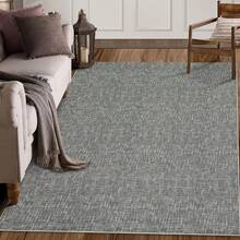 Techigher Living Room Rugs, Washable Non Slip Stain Resistant Large Rug,  Low Pile Soft Carpet With Non-Slip Backing For Bedroom Dining Room Children Room - Grey - View 14
