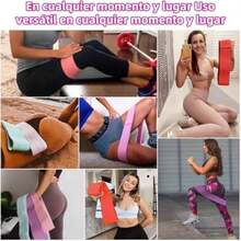 Equipo de Pilates para Entrenamiento en Casa - 11 Piezas Pilates Kit con Pelota de Yoga 25cm,Bandas de Resistencia y Aro de Pilates - para Pilates en Casa,Yoga y Ejercicio en Hogar(Gris) - Multicolor - Ver 10