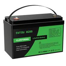 DATOUBOSS LiFePO4 12V Battery With BMS 8000Cycles, 100A 200A 300A, Inverter, Motorhome, System, Boat, Household, - DT-100Ah 12V - Xem 12
